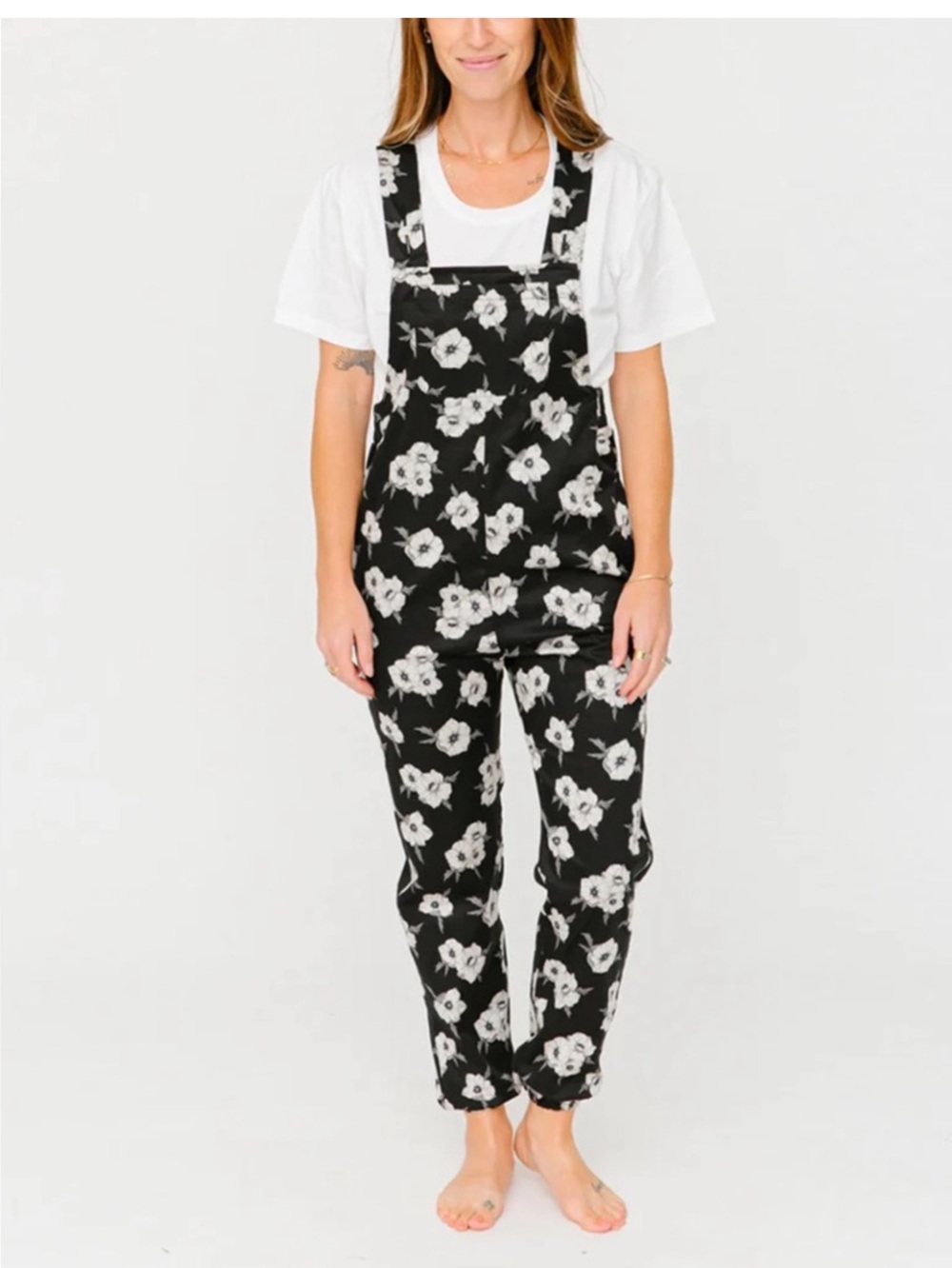 Smash and Tess Rebecca overalls in winter bloom